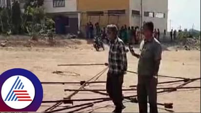 ಗೌರಿಬಿದನೂರು: ಖಾಸಗಿ ಶಾಲಾ ಕ್ರೀಡಾಕೂಟದ ವೇಳೆ ವಿದ್ಯುತ್ ಪ್ರವಹಿಸಿ ವ್ಯಕ್ತಿಯೋರ್ವ ಸಾವು!