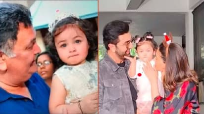 ರಿಷಿ ಕಪೂರ್ ಕೈಯೇರಿದ ಮೊಮ್ಮಗಳು ರಾಹಾ :  ಅಭಿಮಾನಿಯ ಕೈ ಚಳಕಕ್ಕೆ ನೀತು  ಫಿದಾ