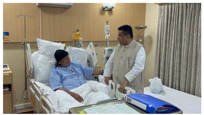 Mithun Chakraborty health update: BJP leader Suvendu Adhikari meets veteran actor at Kolkata hospital - WATCH