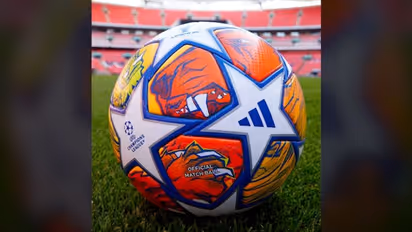 UEFA unwraps the official ball for the Champions League 2023-24 final