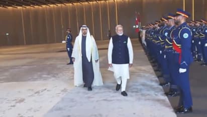 அமீரகத்தில் பிரதமர் மோடி.. வரலாறு காணாத வரவேற்பு - "அஹ்லான் மோடி" நிகழ்விற்கு 65,000க்கும்  மேற்பட்டோர் பதிவு!