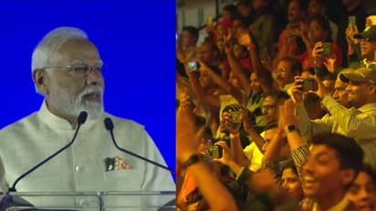 'ഭാരത്-യുഎഇ ദോസ്തി സിന്ദാബാദ്', മലയാളത്തിലും അറബിയിലും വിവിധ ഭാഷകളിലും അഭിസംബോധന, 'അഹ്ലൻ മോദി'ക്ക് തുടക്കം