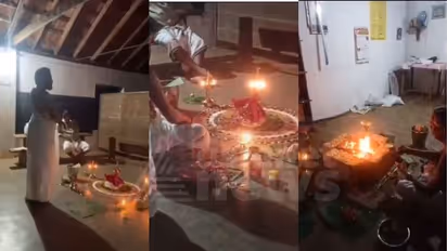 കുറ്റ്യാടി സ്കൂളിലെ പൂജ; തന്റെ അറിവോടെയല്ലെന്ന് സ്കൂൾ ഹെഡ്മിസ്ട്രസ്, 'നിർത്തി വയ്ക്കാൻ ആവശ്യപ്പെട്ടിരുന്നു'