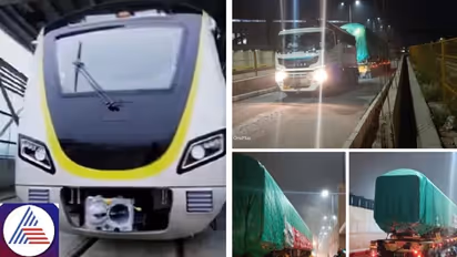 Bengaluru: Yellow Line metro's driverless train arrives at Hebbagodi depot