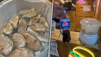 'Pepsi wale momos...' This food combination leaves netizens in shocked; Watch viral video
