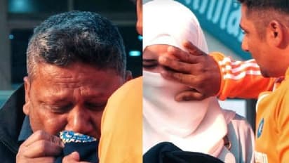 ಟೀಂ ಇಂಡಿಯಾಗೆ ಪಾದಾರ್ಪಣೆ ಮಾಡಿ ಪತ್ನಿಯ ಕಣ್ಣೀರು ಒರೆಸಿದ ಸರ್ಫರಾಜ್ ಖಾನ್..! ವಿಡಿಯೋ ವೈರಲ್