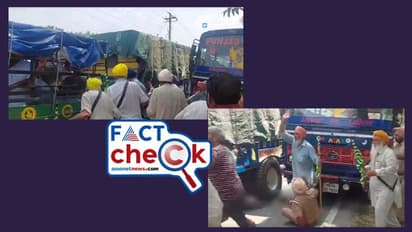 കർഷക സമരത്തിനിടെ കർഷകർ പൊലീസുകാരന്റെ ദേഹത്ത് ട്രാക്ടർ കയറ്റിയോ; വൈറല് വീഡിയോയുടെ വസ്തുത