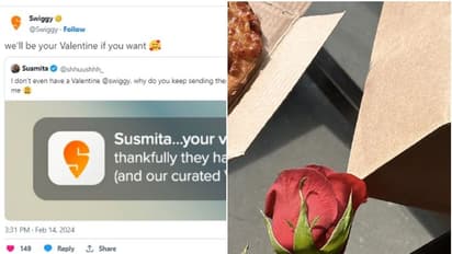 വാലന്‍റൈൻസ് ഡേയ്ക്ക് കാമുകനില്ലെന്ന് പരാതി; യുവതിയെ ഞെട്ടിച്ച് സ്വിഗ്ഗിയുടെ സമ്മാനം....