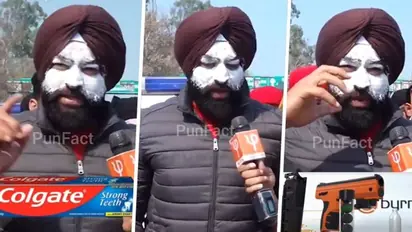 Gangster Lakha Sidhana, out on bail, urges farmers to use 'Colgate' on face amid tear gas shell impact (WATCH)