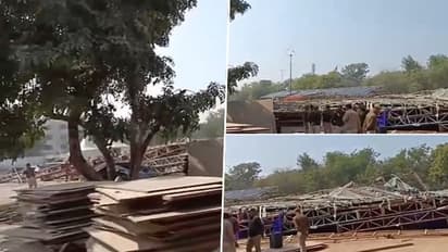 8 injured after temporary structure collapses at Delhi's Jawaharlal Nehru Stadium