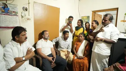 Kerala: Rahul Gandhi visits families of elephant attack victims in Wayanad