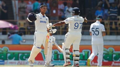 ஜெய்ஸ்வால் அதிரடியால் இந்தியா 430 ரன்கள் எடுத்து டிக்ளேர் – இங்கிலாந்திற்கு 557 ரன்கள் இலக்கு!