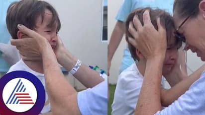 ಕ್ಯಾನ್ಸರ್ ಚಿಕಿತ್ಸೆಗಾಗಿ ದೂರವಿದ್ದ ಅಜ್ಜಿ ಕಂಡು ಬಿಕ್ಕಿ ಬಿಕ್ಕಿ ಅತ್ತ ಮೊಮ್ಮಗ; ನಿಷ್ಕಲ್ಮಶ ಪ್ರೀತಿಗೆ ನೆಟ್ಟಿಗರ ಕಣ್ಣೀರು