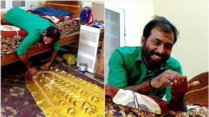 33ാം വയസിൽ ചുവടൊന്ന് തെറ്റി, ശരീരം പാതിതളർന്നു, നെറ്റിപ്പട്ട നിർമാണത്തിലൂടെ ജീവിതം തിരിച്ചുപിടിക്കുകയാണ് സെൽവൻ