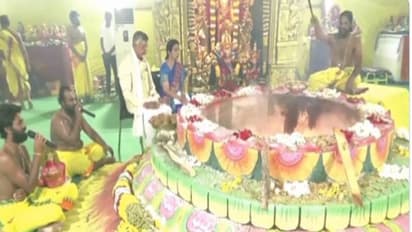 చంద్రబాబు నివాసంలో ముగిసిన రాజశ్యామల యాగం