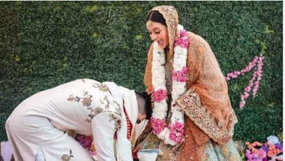 ವಧುವಿನ ಕಾಲಿಗೆ ಬೀಳುತ್ತಿರುವ ವರ; ಹೆಚ್ಚುತ್ತಿದೆ ಟ್ರೆಂಡ್