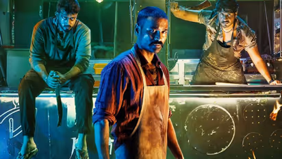 കൊലകൊല്ലി ലുക്കില് രായനായി ധനുഷ്, ചിത്രത്തില് കാളിദാസ് ജയറാമും