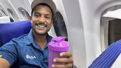 'Bilkul bhi risk nahi lene ka re babaaaaa': Mayank Agarwal's flight picture post-health scare