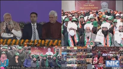PM Modi lays foundation stone of multiple development projects worth over Rs 32,000 crore in Jammu (WATCH)