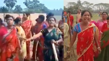 Not just Sandeshkhali, massive anti-TMC protests in Panchla over land grabbing (WATCH)