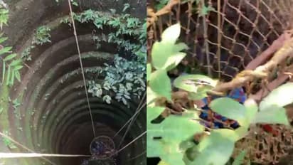 വെള്ളം കോരുന്നതിനിടെ കാൽവഴുതി കിണറ്റിലേക്ക്, വീണത് 100അടി താഴ്ചയിലേക്ക്, സ്ത്രീയെ ഫയര്‍ഫോഴ്സ് രക്ഷപ്പെടുത്തി