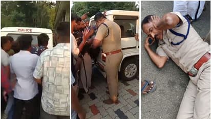 കോട്ടയത്ത് സ്കൂൾ കുട്ടികളുടെ കൂട്ടത്തല്ല്, അക്രമി സംഘവുമെത്തി; തടയാനെത്തിയ പൊലീസിനെ അടിച്ച് നിലത്തിട്ടു