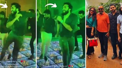 விஜயகுமார் பேத்தி தியா திருமண கொண்டாட்டம்.. குத்தாட்டம் போட்ட வனிதா மகன் ஸ்ரீஹரி.. வைரல் வீடியோ..