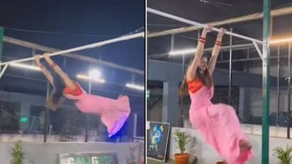 യുവതിയുടെ മിന്നും പ്രകടനം, അതും സാരിയുടുത്ത്, അമ്പരപ്പിച്ച് വീഡിയോ