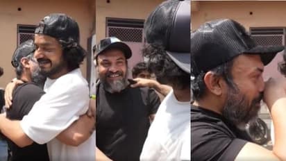 അന്ന് 'രോമാഞ്ചം', ഇന്ന് 'മഞ്ഞുമ്മൽ ബോയ്സ്'; ഭാസിയെ കെട്ടിപിടിച്ച് കരഞ്ഞ് സൗബിൻ