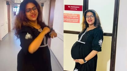 ലേബർ റൂമിലേക്ക് കയറുന്നതിന് തൊട്ടുമുമ്പ് സിനിമാ ഗാനത്തിന് ഡാൻസ്, കടന്നകൈയെന്ന് വിമര്‍ശനം, നടിയുടെ വീഡിയോ