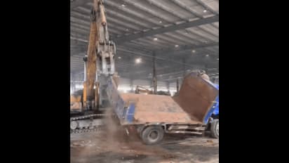 Viral Video: Anand Mahindra expresses concern over truck dismantling, calls for responsible recycling (WATCH)