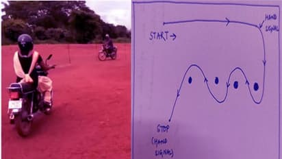 ഇനി ബൈക്ക് ലൈസൻസിന് കാലിൽ ഗിയറുള്ള വണ്ടി നിർബന്ധം, സിഗ്‍സാഗ് പരീക്ഷയാണെങ്കിൽ ഇങ്ങനെ പാടുപെടണം!