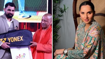 Mohammad Shami-Sania Mirza marriage wish grows after Yogi presenting racquet to pacer bowls netizens over