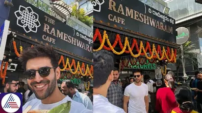Kartik Aaryan enjoys cheat day at Bengaluru's Rameshwaram Cafe, Nagarjuna; floats food blogger idea (WATCH)