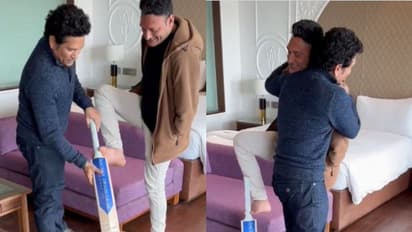 ഇരു കൈകളും നഷ്ടമായവന് ക്രിക്കറ്റ് ദൈവം തുണ; പാരാ ക്രിക്കറ്ററെ പ്രചോദിപ്പിച്ച് സച്ചിന്, മനംകീഴടക്കി വീഡിയോ