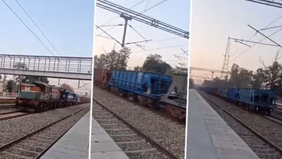 WATCH: Goods train covers over 90 kms without loco pilot, incident caught on video