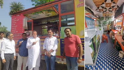 Yogesh Baliyan: This Farmer Sells Tea Prepared with Sugarcane Juice; Read more about his food van