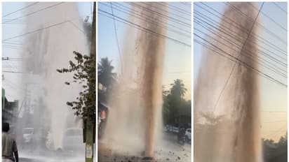 സംഭവം കോഴിക്കോട്, നടുങ്ങി നാട്ടുകാർ, റോഡിൽ പൊടുന്നനെ ഗർത്തം, പിന്നാലെ അഗ്നിപർവത സ്ഫോടനം പോലെ ജലപ്രവാഹം!