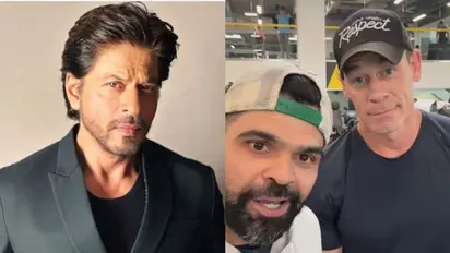 ജോണ് സീന വക ഷാരൂഖിന് സര്പ്രൈസ്; കിടലന് മറുപടിയുമായി ഷാരൂഖും.!