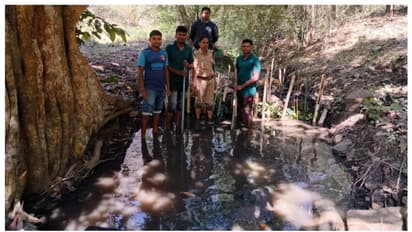 വെള്ളം തേടി മൃഗങ്ങള് കാടിറങ്ങാതെ നോക്കും; വയനാടന് കാടുകളില് ചെക്ക് ഡാമുകള് നിര്മ്മിച്ച് വനംവകുപ്പ്