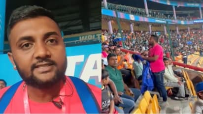 WPL 2024: Mumbai Indians fans stopped from waving flag during clash against Gujarat Titans; WATCH viral video