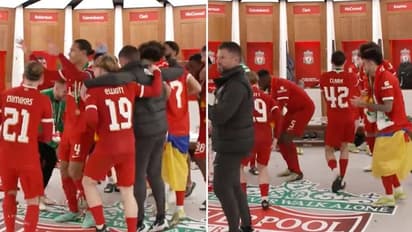 Inside Liverpool's dressing room party: How Reds celebrated Carabao Cup glory after win over Chelsea (WATCH)