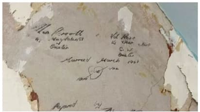 64 വര്‍ഷത്തിന് ശേഷം ഭാര്യ ചുമരില്‍ നിന്നും കണ്ടെത്തിയത് ഭര്‍ത്താവിന്‍റെ ആ സ്നേഹം !