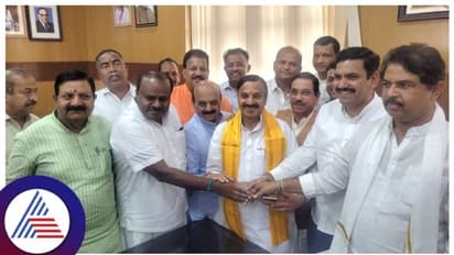 ರಾಜ್ಯಸಭೆ ಚುನಾವಣೆ ಬಿಜೆಪಿಗೆ ಮೊದಲ ಗೆಲುವು, ಮೈತ್ರಿ ನಾಯಕರ ಸಂಭ್ರಮ