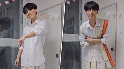 South Korean influencer impresses with dhoti, kurta in viral video, internet lauds him as 'Indian' (WATCH)