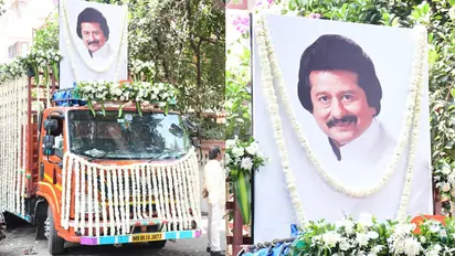 Pankaj Udhas Funeral: Daughter Nayab Udhas and others attend last rites [PICTURES]