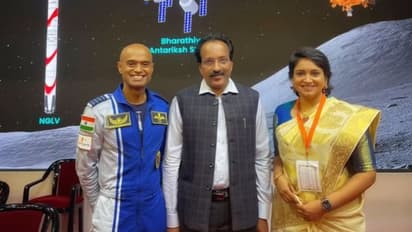 Malayalam actress Lena announces she is married to Gaganyaan Astronaut Group Captain Prasanth B Nair