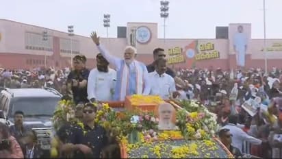 Phone flung at PM's open-top vehicle during Tamil Nadu Yatra; Probe reveals it slipped off BJP worker's hands