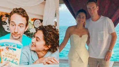 Taapsee Pannu's unseen court marriage PHOTO; Mathias Boe calls it 'girlfriend who became my wife'