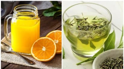ഗ്രീൻ ടീയോ ഓറഞ്ച് ജ്യൂസോ ; ഇതിൽ ഏതാണ് ആരോ​ഗ്യകരം